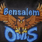 Bensalem Owls on jacket close-up