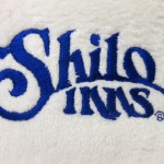 Shilo Inns on sample towel